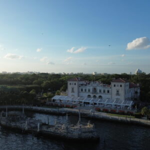 Vizcaya House & Gardens drone footage