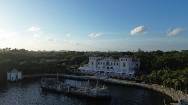 Vizcaya House & Gardens drone footage